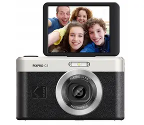 Kodak PixPro C1 czarny / Aparat / 13 MPx / 4X zoom / 2,8" odchylany wyświetlacz LCD / Wideo Full HD