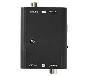 Nedis Cyfrowy konwerter audio RCA-Toslink Czarny / Konwerter audio / 2-drożny / RCA + Toslink / Zasilacz USB