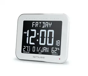 Muse M-090 WMC biały / Zegar ścienny