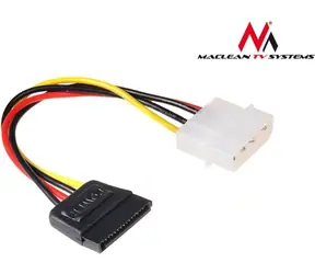 Maclean MCTV-633 / Kabel zasilający / Molex - SATA / 0,15 m