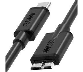 Unitek Y-C475BK czarny / kabel USB / USB-C (M) - Micro-USB B (M) / 1 m