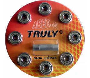 Łożyska RULYT TRULY ABEC 5 Carbon / Rolki / 8 szt.