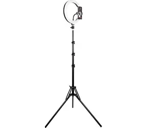 Pierścień Tracer 30 cm / Lampa pierścieniowa LED / statyw 210 cm / 160 diod LED / 2700-7000 K / 600-1300 lm