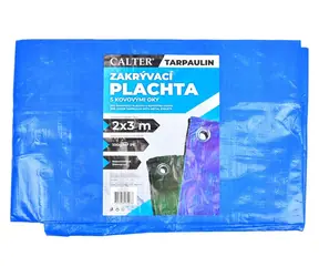 RULYT Plandeka wodoodporna niebieska / Plandeka okryciowa / 2x3 m / 100 g/m2