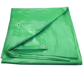 Plandeka OEM z siatką 3x5 m / Plandeka osłonowa / 100 g/m2