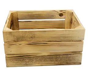 Calter Drewniana skrzynka garbowana / Skrzynia / 40 x 30 x 21 cm / drewno