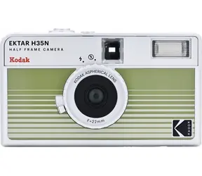 Kodak EKTAR H35N zielony / aparat filmowy / film 35mm / lampa błyskowa