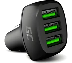 Green Cell PowerRide CADGC01 / Ładowarka samochodowa / 3x USB-A / 3A