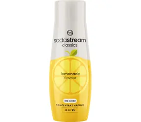 SodaStream Lemon Zero 440 ml / Syrop do urządzenia do napojów gazowanych / Bez cukru / do 9 litrów napoju