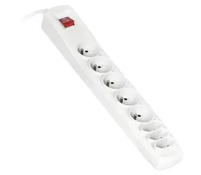Activejet APN-8G/5M-GR szary / Przedłużacz / 8 gniazd / 5 m / 230V / włącznik/wyłącznik