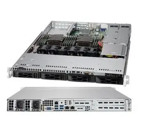 SuperMicro LA15TQC-R504W czarna / Obudowa serwerowa / 1U / 4X hot-swap SAS3/SATA / rPS 500W 80+ Platinum / 3 wentylatory