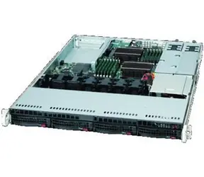 SuperMicro SC815TQC-R706WB2 czarny / Obudowa serwerowa / 1U / 4X hot-swap SAS/SATA / rPS 750W 80+ Platinum