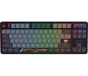 Fury Kanabo K6 / Klawiatura gamingowa / Gateron Magnetic Orange