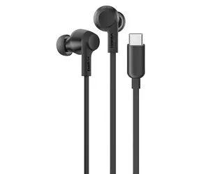 Belkin SOUNDFORM ANC czarny / Słuchawki douszne / ANC / USB-C