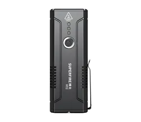 Superfire M12 czarna / Latarka / 8000 lm / USB-C / 8000 mAh / IP44
