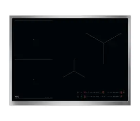 AEG TO74IB00UB czarny / Płyta indukcyjna / sterowanie dotykowe / wyświetlacz / szerokość 696 mm