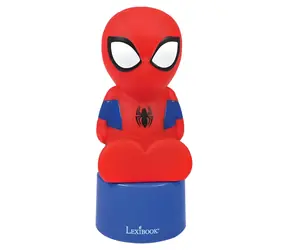 Lexibook Spiderman Lampka nocna / Lampka nocna z głośnikiem / LED / Zmieniająca kolor / 3x AAA