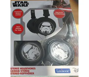 Lexibook Star Wars Stormtrooper czarny / Słuchawki / przewodowe / składane / z limitem głośności