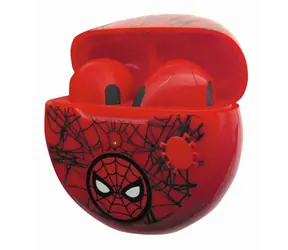 Słuchawki Bluetooth Lexibook Spiderman czerwone / Bezprzewodowe słuchawki douszne / Wbudowany mikrofon