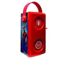Głośnik Bluetooth LEXIBOOK Spiderman z mikrofonem / Efekty świetlne / Gniazdo 3,5 mm / Akumulator NiMH 1200 mAh