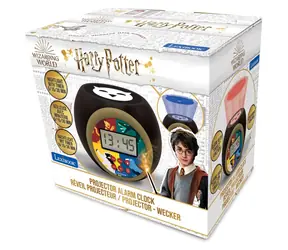 LEXIBOOK Harry Potter Budzik / Projektor sufitowy Sowa / Kolorowa lampka nocna / 3x AAA