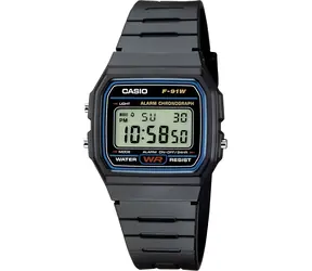 Casio F-91W-1YER Zegarek cyfrowy w stylu retro / unisex