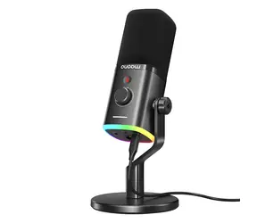 Maono PD100X czarny / Mikrofon dynamiczny / XLR / USB-C / 48 kHz/24 bity / RGB