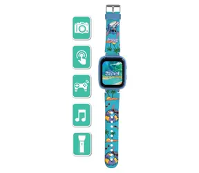 LEXIBOOK Zegarek dziecięcy z kamerą Stitch / Ekran dotykowy / Kamera do selfie / Karta SD 8 GB / od 5 lat