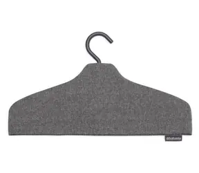 Wieszak parowy Brabantia Pepper Black / Wieszak na ubrania / 41,5 x 22,5 cm