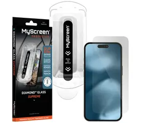 MyScreen Diamond Glass Supreme / Szkło ochronne / Apple iPhone 17 Pro / z ramką montażową