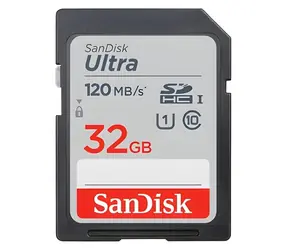 SanDisk Ultra SDHC 32GB 3-pak / Karta pamięci / Klasa 10 / UHS-I / 120 MB/s
