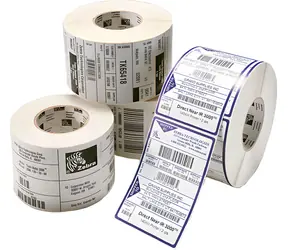 Etykiety ZEBRA 3006320 / Etykiety / Papier / Termotransferowe / Białe / 930 szt./rolka
