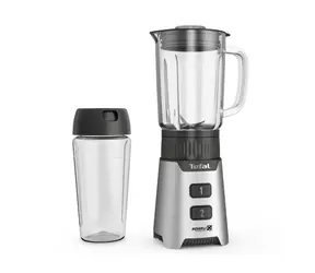 TEFAL BL16GE30 czarny / Blender stołowy / 400 W / Dzbanek szklany 0,7 l / Kruszenie lodu