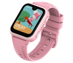 Garett Kids Vibe 4G różowy / Smartwatch / 1,78" AMOLED / rozmowy wideo / SOS / GPS / Wi-Fi / IP67