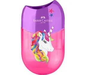 Temperówka Faber-Castell Unicorn / Temperówka / podwójna z magazynkiem / plastikowa