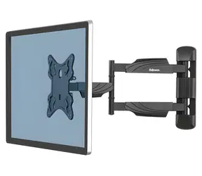 Uchwyt ścienny do telewizora Fellowes 23-55" czarny / Uchwyt ścienny do telewizora / Możliwość pochylania, wysuwania i obracania / VESA do 400x400 mm