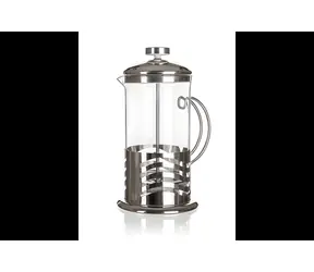 Banquet WAVE 350 ml / French press / Szkło / Filtr tłokowy ze stali nierdzewnej