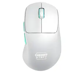 Cherry Xtrfy M64 Wireless biały/turkusowy / Bezprzewodowa mysz gamingowa / optyczna / 26000 DPI / 2,4 GHz / 53 g