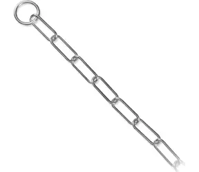 TRIXIE Obroża łańcuszkowa 59 cm/4 mm srebrna / Metalowa / Dla średnich i dużych psów