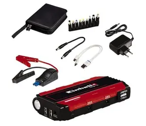 Einhell CE-JS 12/1 czerwony/czarny / Powerbank rozruchowy / 11100 mAh / 400 A / 12 V