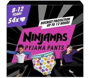 Pampers Pieluchomajtki Ninjamas Girl XXXL / 54 szt.