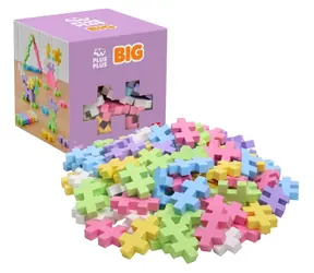 PLUS- PLUS Big Zestaw do budowania pasteli / 100 elementów