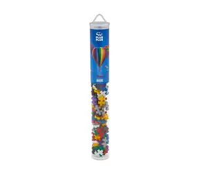 PLUS- PLUS Podstawowy zestaw konstrukcyjny / 100 elementów / Tuba / mix kolorów
