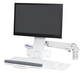 Ramię Ergotron StyleView Sit-Stand Combo Arm białe / Ramię do monitora i klawiatury / Ramię do siedzenia i stania