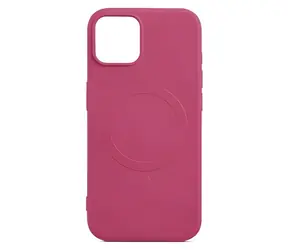 Aiino Alma iPhone 15 PLUS wiśniowy / Etui / z magnesem / materiał z recyklingu