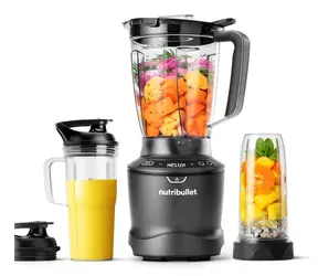 Nutribullet SmartSense Combo NBF550DG ciemnoszary / 1,89 + 0,946 + 0,71 l / 3 pojemniki / 1500 W