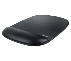 Podkładka pod mysz StarTech czarna / Podkładka pod mysz / wyściełana / antypoślizgowa / 230×180 mm