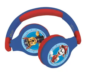 Słuchawki LEXIBOOK Psi Patrol niebiesko-czerwone / Bluetooth / Składane / Mikrofon / Ograniczenie głośności