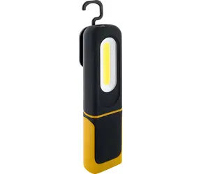 Schwaiger WLED0080 czarno/żółty / Lampa robocza / akumulatorowa / 5W / COB / IP43
