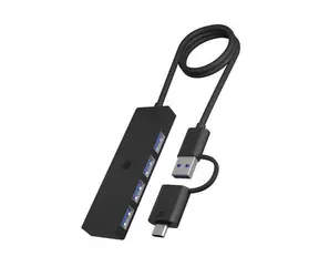 Icy Box IB-HUB1424-C3 czarny / koncentrator USB / 4X USB-A 3.2 Gen1 / 5 Gbit/s